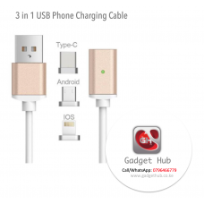 3 in 1 Magnetic USB Phone Charging Cable